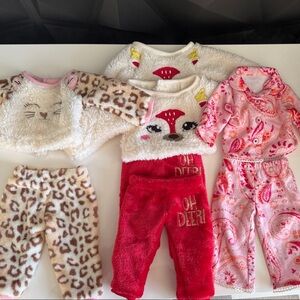 American girl doll pj sets